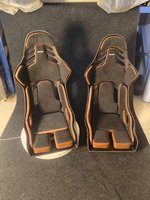 Sièges de course personnalisés YLC Factory, sièges baquet en cuir PVC carbone pour siège de course classique Recaro, siège de course original Recaro