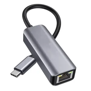 Adaptador de tarjeta de red USB C a Ethernet RJ45, Gigabit de 1000Mbps para Macbook Pro, Windows, PC y más dispositivos de USB-C