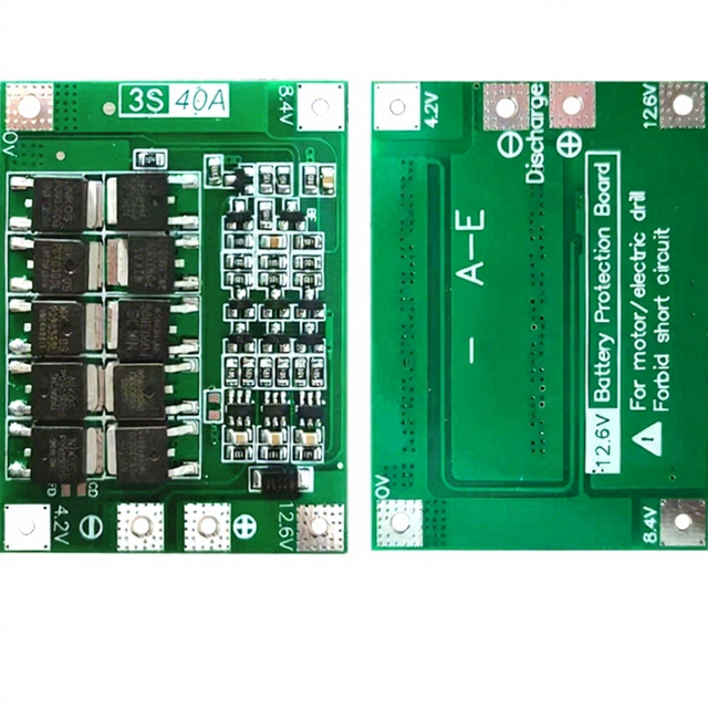 PCM 18650 Charging Protection Board 12.6V Li-ion Lithium Battery Charger Lipo Cell Module BMS 3S 40A