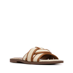 Xti Women's <b>Flat</b> Sandals Leather 36 Low Heel 2 Cm Slip-On Style - Product Image 2