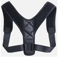 Correcteur de posture réglable en nylon et élasthanne respirant pour la prévention de la cyphose, ceinture dorsale pour la clavicule et la colonne vertébrale