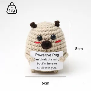 Fil tricoté à la main au Crochet dinosaure Animal dessin animé <span class=keywords><strong>pingouin</strong></span> tissu Textile transfrontalier artisanat fini poupée tricotée - Product Image 5