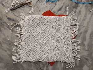 Funda de Almohada de Macramé de Algodón Bohemio, Funda de Cojín con Borlas Hechas a Mano para Sofá, Cama, Decoración de Hotel - Product Image 2