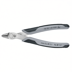 Pince électronique Super Knips XL ESD 78 03 140 pour la coupe de fils de cuivre et de fer - Product Image 1