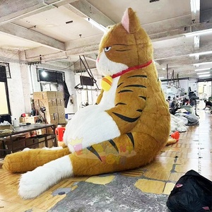 Disfraz Inflable de Gato Gigante Sentado, Muñeco de Gato Sentado, Mascota de Fiesta para Adultos, Conjunto de <span class=keywords><strong>Lujo</strong></span> - Product Image 3