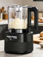Robot culinaire Anbolife New 1.0L, hachoir portable rechargeable avec batterie 2000mAh pour légumes, viande, noix, aliments pour bébés