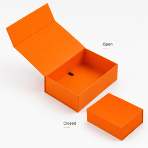 Custom One‑piece style Glue‑Free 7 Panel Foldable Rigid <b>Box</b> Magnetic <b>Flat</b> <b>Pack</b> Packaging <b>Box</b> Custom Printing Factory Direct OEM - Product Image 5