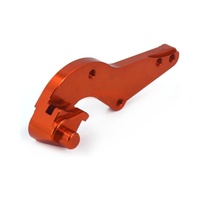 Adaptateur de montage de frein à disque en aluminium de machines de pièces de rechange de moto personnalisées CNC