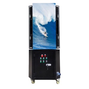 JCT CRS150 P3.91 Pantalla giratoria creativa Pantalla LED para interiores/exteriores Publicidad Publicar cartelera LED Estuche de vuelo portátil - Product Image 2