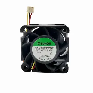 1pcs For Sunon PSD1204PQBX-A For Dell R210 server fans 0T705N 0N229R 40 * 28 server inverter axial cooling fan