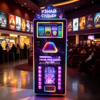 Máquina Expendedora de Adivinaciones JOYDD Star Time con Luz Decorativa LED, Autoservicio, Kiosco de Viaje, Compatible con Código QR y Pago con Tarjeta