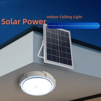 Lámpara Solar de Techo de Alta Potencia Más Vendida en Comercio Electrónico Transfronterizo, con Clasificación IP65, Control Inductivo, LED, para Pasillos y Corredores Interiores