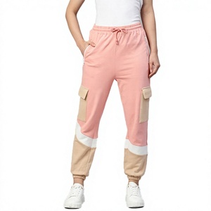 Pantalon décontracté athleisure pour femme en molleton de coton doux de qualité supérieure, taille élastique, idéal pour la mode quotidienne moderne - Product Image 6