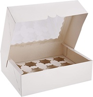 Caja de Papel Personalizada de Fábrica para Pasteles, Cajas Cuadradas Blancas Autoabribles para Pasteles, Donuts y Postres, en Oferta