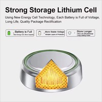 Baterai Kancing Alkali AG4 LR626 1.5V Grosir untuk Jam Tangan 377A Bersertifikasi CE RoHS