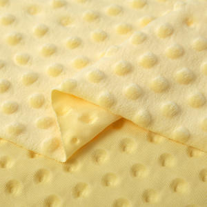 Couverture de bébé en velours en relief, couleurs unies, 100% polyester, super doux, bonnet en velours, textile de maison, minky - Product Image 6