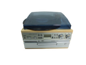 <span class=keywords><strong>Tocadiscos</strong></span> de Vinilo Multifuncional con Diseño Vintage y Elegante, con Reproductor de Música, Grabación USB, Reproductor de CD, Radio AM/FM y Cassette - Product Image 5