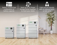 Conteneur de Stockage d'Énergie Solaire Tout-en-Un Modulaire 48V 100Ah 200Ah LiFePO4 10KWH 20KWH Système Solaire Batterie Empilable 48V