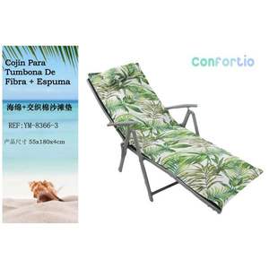 Tappetino da Spiaggia in Cotone Intrecciato TUMBONA 55X180CMX4CM-3 con Cuscini e Cuscino per il Collo in Spugna - Product Image 3