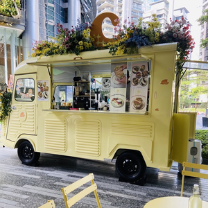 Mobile Gelato Hot Dog Dessert Cart RV <strong>Ice</strong> <strong>Cream</strong> Coffee Truck Shipping Container Food <strong>Trailer</strong> With Deep Fryer - Product Image 1