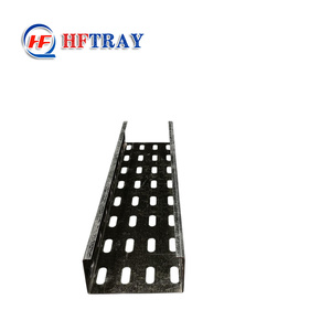 Plateau à câbles perforé HDG pré-galvanisé, résistant à la corrosion, sur mesure, largeur 450 mm x 100 mm, pour usage industriel extérieur - Product Image 3