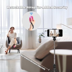 10m phạm vi không dây có thể sạc lại Selfie màn trập từ xa cho điện thoại thông minh <span class=keywords><strong>IOS</strong></span> <span class=keywords><strong>Android</strong></span> - Product Image 5