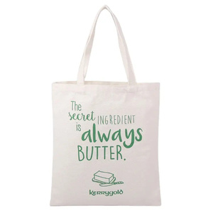 Sac fourre-tout en toile écologique avec impression de lettres, taille moyenne, ouverture supérieure, longue poignée pour le shopping - Product Image 4