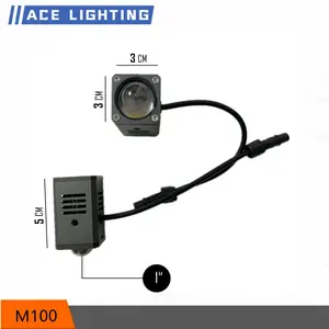 M100 plus Motocicleta LED Farol DRL LED Fog Lamp LED Fog Driving Lights com Y1 Switch para Acessórios Motocicleta