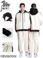 Conjunto Deportivo Casual para Hombre con Sudadera con Cremallera en Contraste de Primavera/Otoño, Personalizado de Alta Gama, Venta al Por Mayor OEM 2026