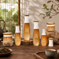 Flacons de lotion en verre exquis, flacons de parfum vaporisateur, pots cosmétiques 130ml 110ml 60ml 40ml 50g 30g, fabricant d'emballages cosmétiques