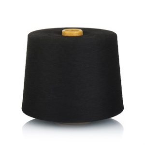 Nhà Máy Nóng Bán Chất Lượng Cao 21S 32S 40S 100% Màu Đen Polyester Spun Dệt Sợi Cho Dệt Kim Và Dệt Vớ T-Shirt Sợi - Product Image 2