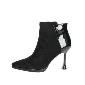 Tronchetti con tacco alto per ragazze stivaletti 8315 da neve marrone con chiusura Slip soletta a punta/punta quadrata per l'autunno inverno estate - Product Image 1