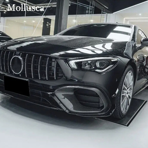 Para CLA-Class W118 C118, Moldura de Parachoques Delantero de Fibra de Carbono 2021-2026 - Product Image 6