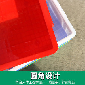 <b>Plastic</b> <b>Storage</b> <b>Bin</b> Rectangle Injection Molding Eco Friendly General Packaging Turnover Box - Product Image 3