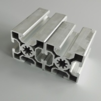 Profils d'extrusion en aluminium modulaires pour machines, norme européenne 1515 2020 4080, rainures en T, anodisés 6061 6063, découpés sur mesure