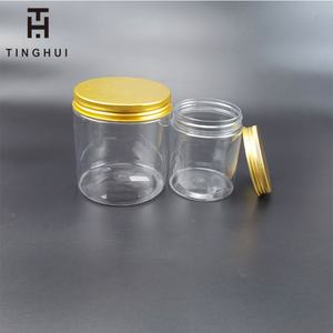 Prix d'usine, pot en plastique PET transparent à large ouverture avec couvercle en aluminium, disponible en 30 ml, 50 ml, 100 ml, 120 ml, 150 ml, 200 ml, 250 ml, 300 ml, 500 ml - Product Image 3
