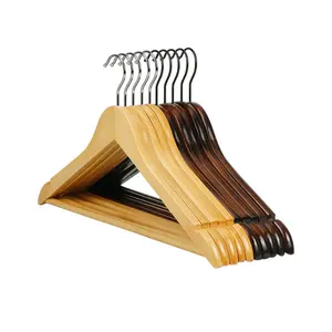 Wholesale Branded Wooden Cloth Hangers