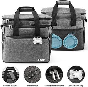 Bolsa de viaje para perros de muestra gratis para suministros-El mejor regalo para dueños de perros-Incluye 2 cuencos de viaje sin BPA - Product Image 2