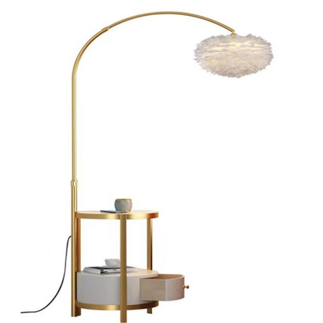 Contemporary Retro Exquisite Luxury Modern Living Room Study Beddide Dimming Floor Standing Lamp