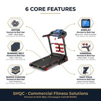 Tapis roulant intelligent pour usage domestique, silencieux, pliable, électrique, écran LCD, moteur 1,5 CV, amortissement des chocs, programmes d'exercice réglables pour cardio en intérieur