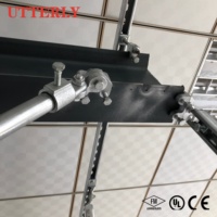 Abrazadera de Viga Antisísmica de Hierro Dúctil/Acero al Carbono BC2 QT450, Aprobada por UL FM, Galvanizada/Negra, para Protección Contra Incendios y Soporte de Tuberías