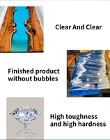 SANKIN Résine Epoxy DIY Durcisseur Profonde Verser Cristal Résine Epoxy Resina AB Colle Fleurs Artisanat Tables En Bois Arts a et B