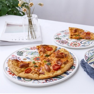 Vajilla de cerámica para desayuno, plato de pizza, plato de comida de pan de porcelana, bandeja de fruta - Product Image 2