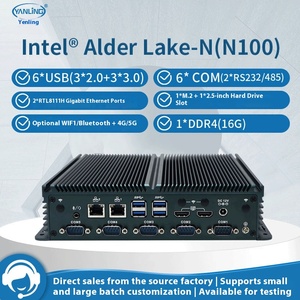 Nhà máy Trung Quốc giá 2 Ethernet LAN 6USB nhúng PC N100 6com IPC - Product Image 5