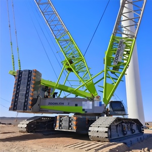 Grue sur chenilles ZCC9800W d'occasion de haute qualité, capacité de levage nominale de 800 tonnes, système de commande hydraulique, grue mobile - Product Image 2