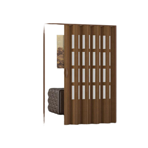 Puerta Plegable Corredera de Acrílico y PVC con Diseño Asiático para Interiores, Acabado Decorativo - Product Image 1