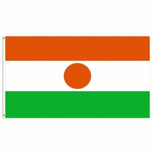 3x5Ft Niger <b>Flag</b> Polyester With Two Brass Grommets Single Layer Wall Hanging Outdoor and Indoor Decor - Product Image 3