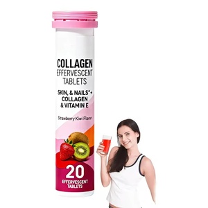 Tabletas Efervescentes Multivitamínicas de Colágeno y Vitamina C de Grado Alimenticio de Marca Privada, 1000 mg, para <span class=keywords><strong>la</strong></span> Belleza de <span class=keywords><strong>la</strong></span> Piel, para Adultos - Product Image 5
