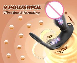LOVE. Wearable Thrusting Prostate Massager Anal <b>Vibrator</b> Strap On <b>Vibrating</b> for Eppstein with Silicone Cock Ring sit on - Product Image 4