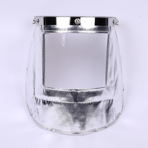 Protector Facial de Aluminio con Visera Transparente para Protección en Soldadura - Product Image 1